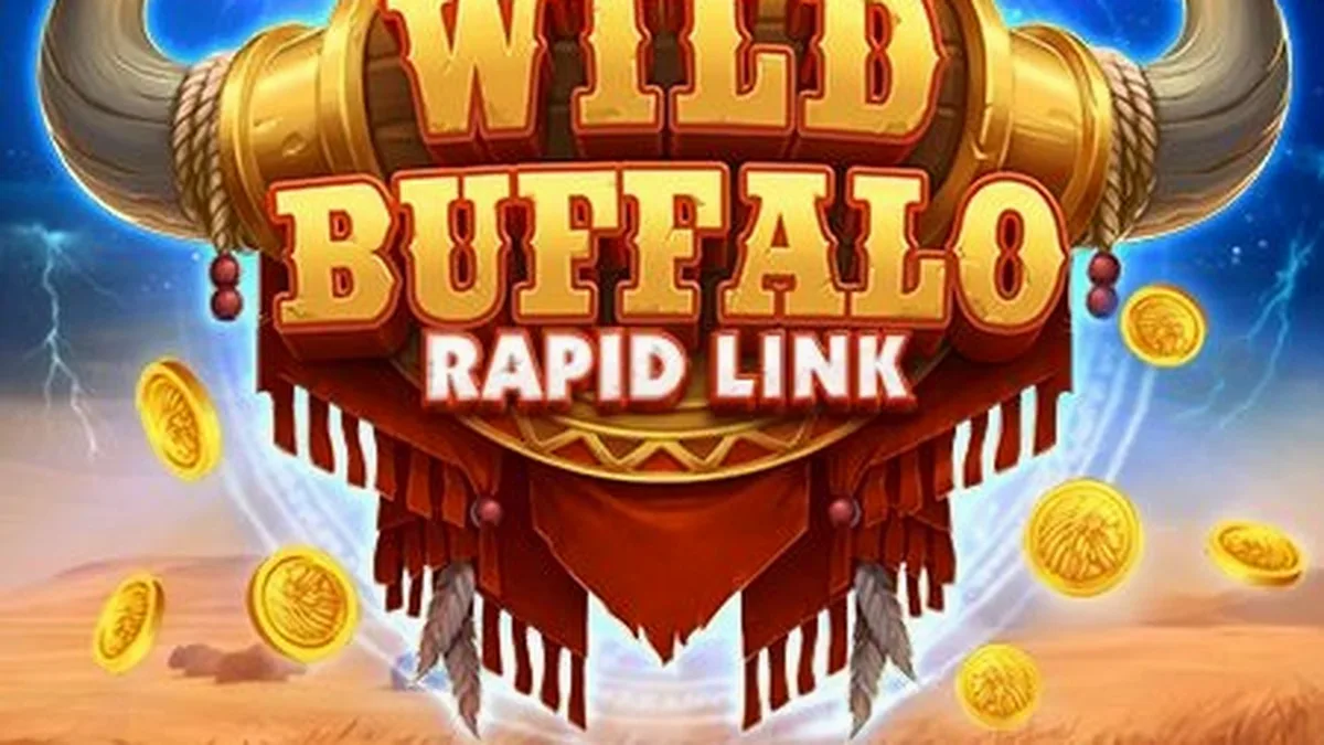 Wild Buffalo: Rapid Link স্লট গেমের একটি দৃশ্য যেখানে বন্য মহিষের থিম ফুটে উঠেছে।